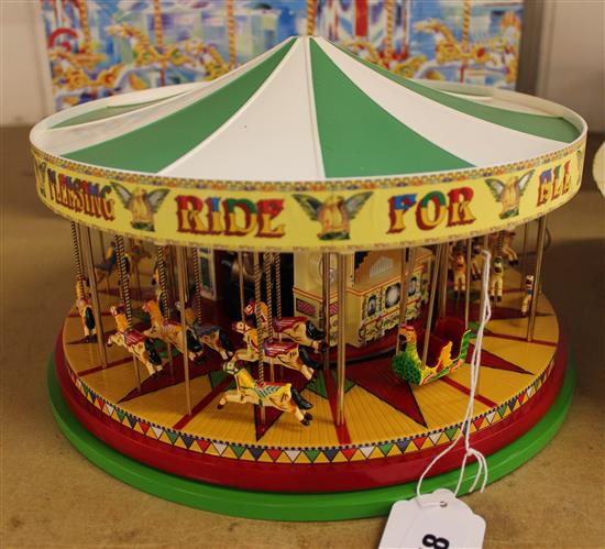 Corgi Fairground Attractions Southdown Gallopers diecast carousel, 12v electric motor, boxed, mint